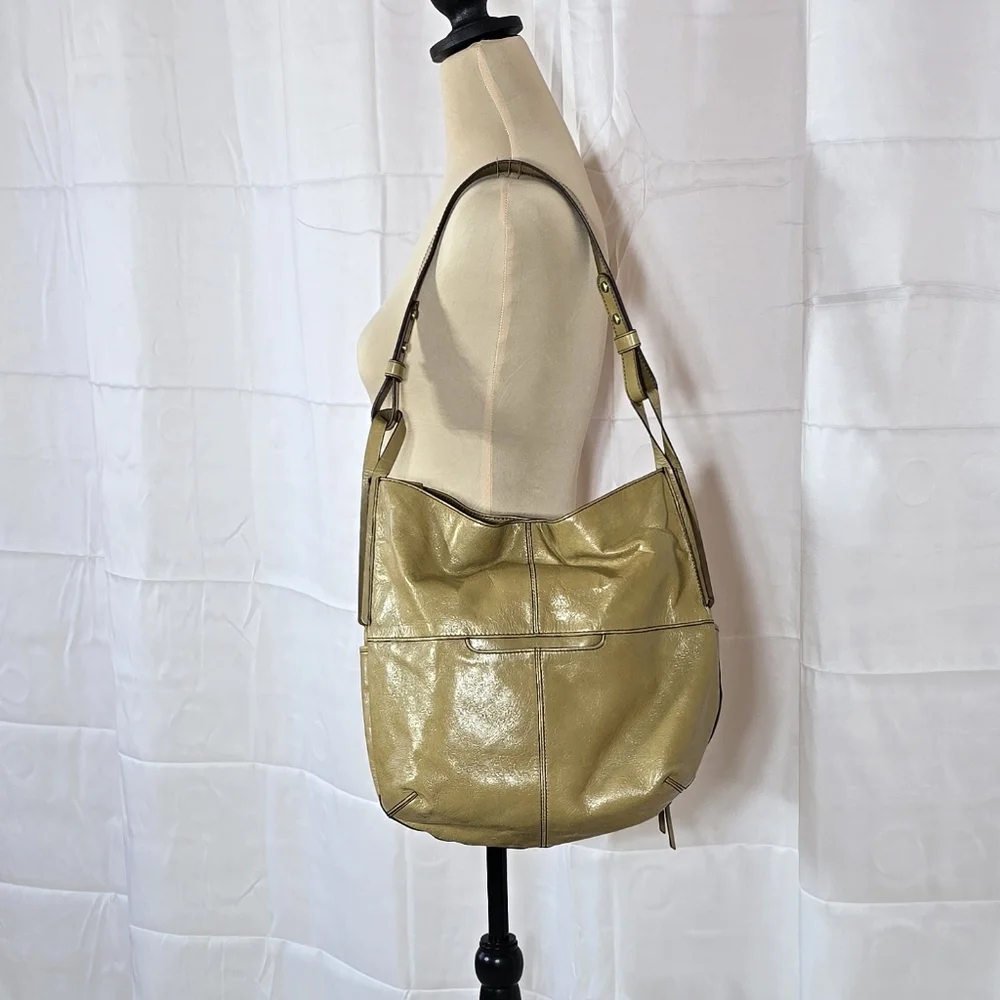 HOBO Pebbled Leather Shoulder Bag